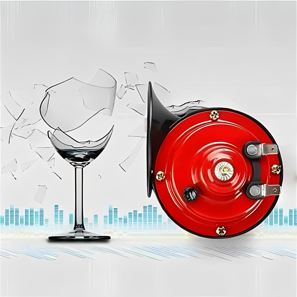 High-Performance Electric Vehicle Horn with Built-In Compressor - Loud, Durable & Easy to Install