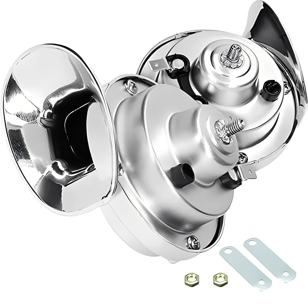 High-Performance Electric Vehicle Horn with Built-In Compressor - Loud, Durable & Easy to Install