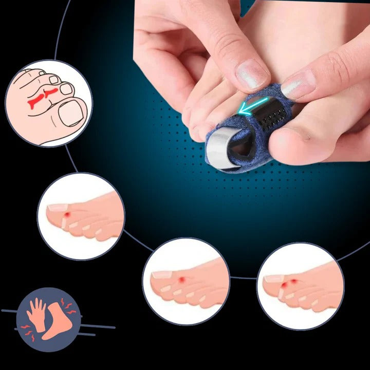 Breathable Toe Positioning Support - Comfortable Alignment for Foot Health