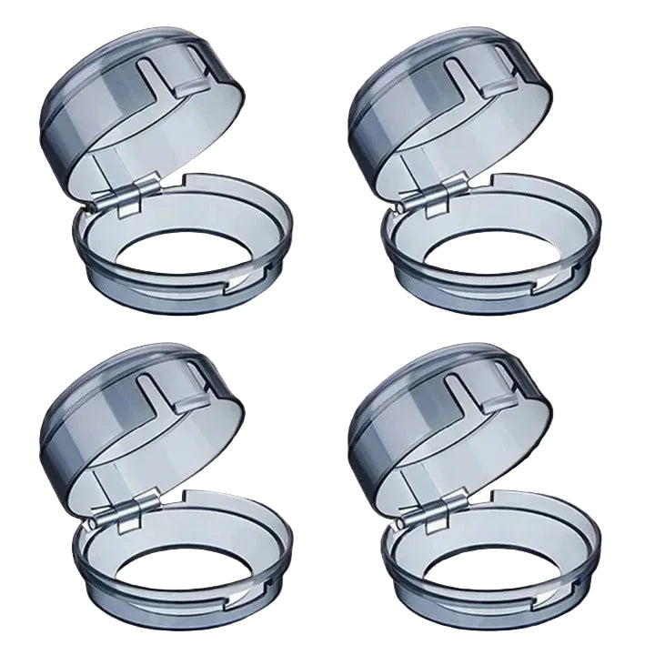 Snap-On Stove Knob Covers - 4-Piece Set for Home Safety & Childproofing