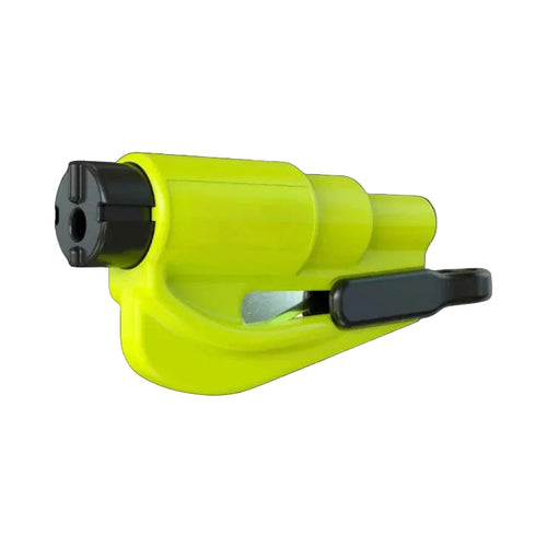 2-in-1 Portable Car Safety Tool for Tempered Windows - Emergency Breaker & Seatbelt Cutter