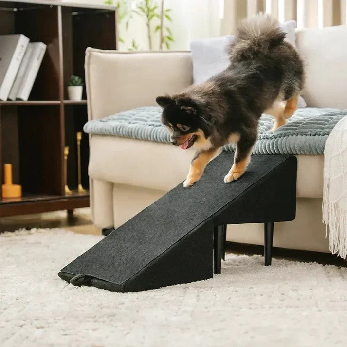 Adjustable 2-in-1 Pet Ramp & Step Stool - Versatile Pet Access Solution for Dogs & Cats