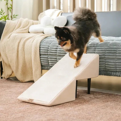 Adjustable 2-in-1 Pet Ramp & Step Stool - Versatile Pet Access Solution for Dogs & Cats