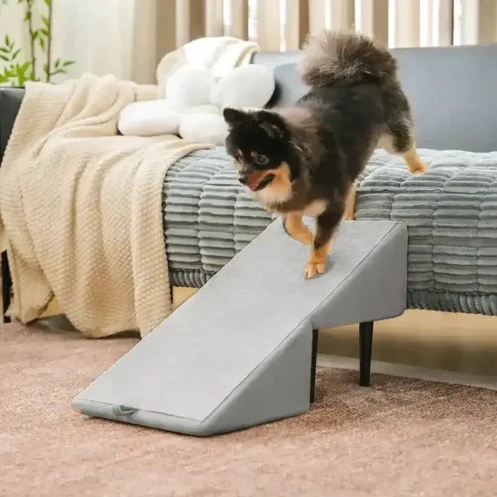 Adjustable 2-in-1 Pet Ramp & Step Stool - Versatile Pet Access Solution for Dogs & Cats
