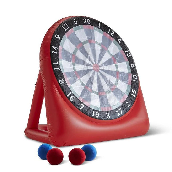 Inflatable Football Kick Target with Adhesive Surface & Pump - Perfect for Training & Fun!