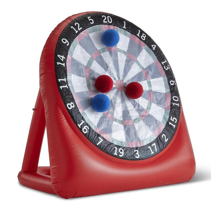 Inflatable Football Kick Target with Adhesive Surface & Pump - Perfect for Training & Fun!