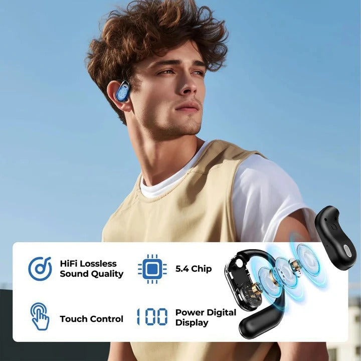 Smart Wireless Translation Headphones with App Support & High-Quality Audio