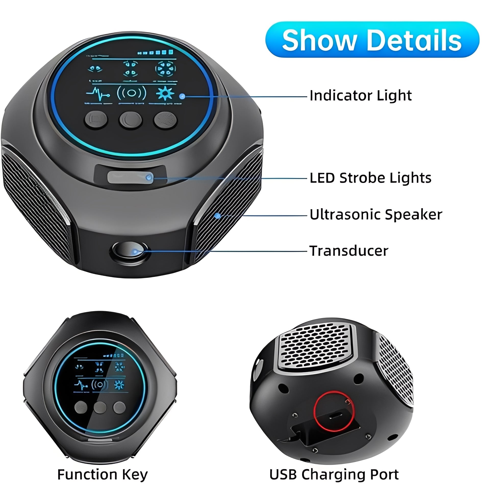 Ultrasonic Spider Deterrent Plug-In Device | Eco-Friendly Pest Control Solution | Safe for Home & Family