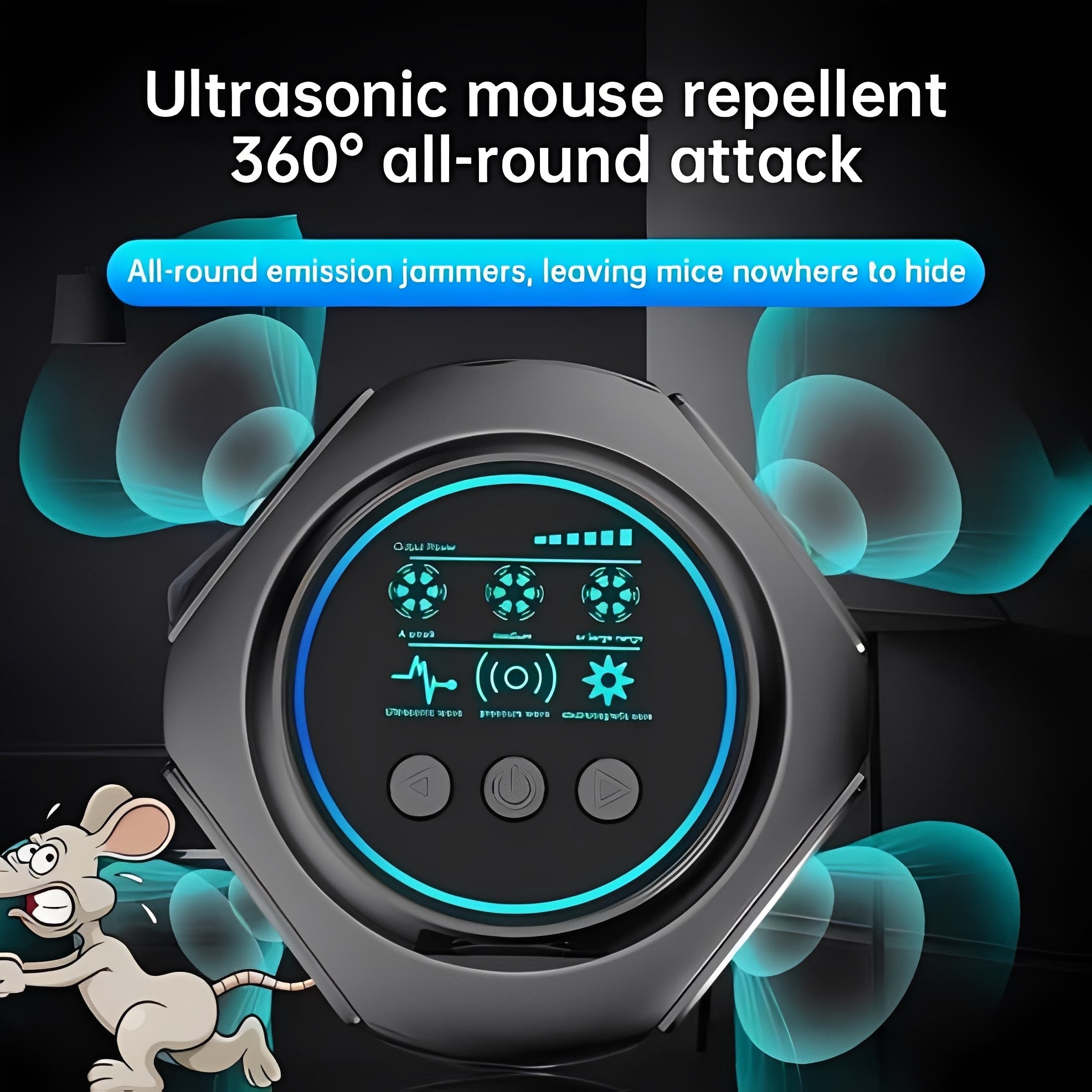 Ultrasonic Spider Deterrent Plug-In Device | Eco-Friendly Pest Control Solution | Safe for Home & Family