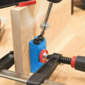 Precision Timber Drilling Guide Jig for Angled Pocket Holes – Adjustable, Durable, and Easy-to-Use Woodworking Tool