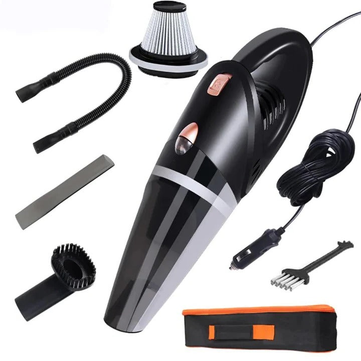 Compact Handheld Automotive Vacuum with Powerful Mobile Suction - Ideal for Car Interior Cleaning