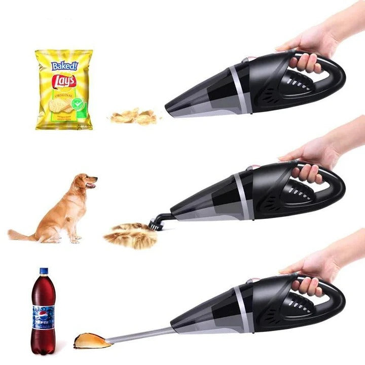 Compact Handheld Automotive Vacuum with Powerful Mobile Suction - Ideal for Car Interior Cleaning