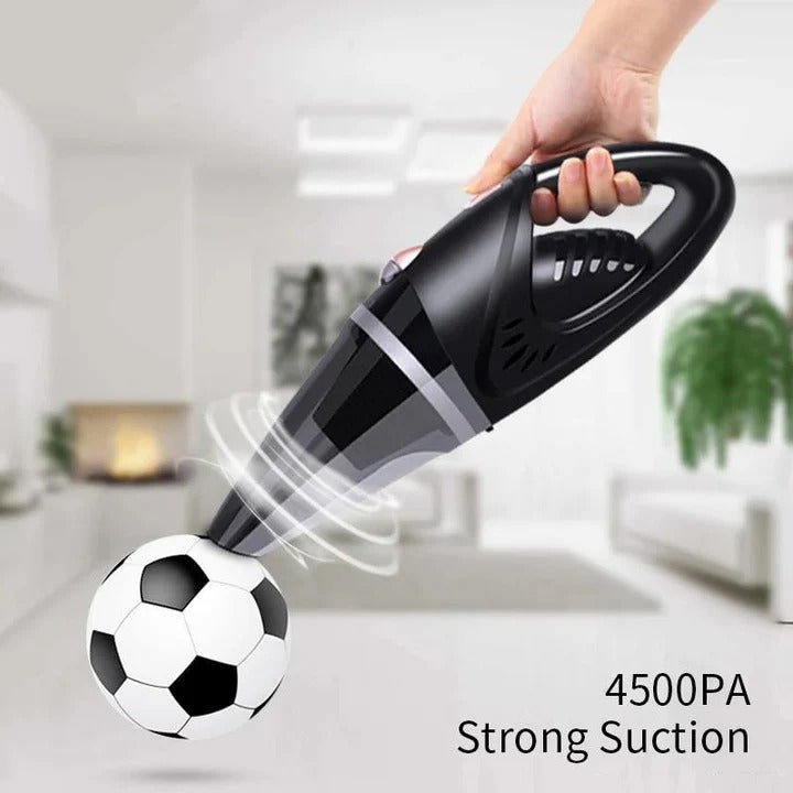 Compact Handheld Automotive Vacuum with Powerful Mobile Suction - Ideal for Car Interior Cleaning