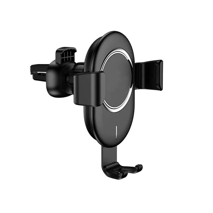 Cordless Car Phone Charger with Automatic Locking Arms – Fast Wireless Charging for All Smartphones