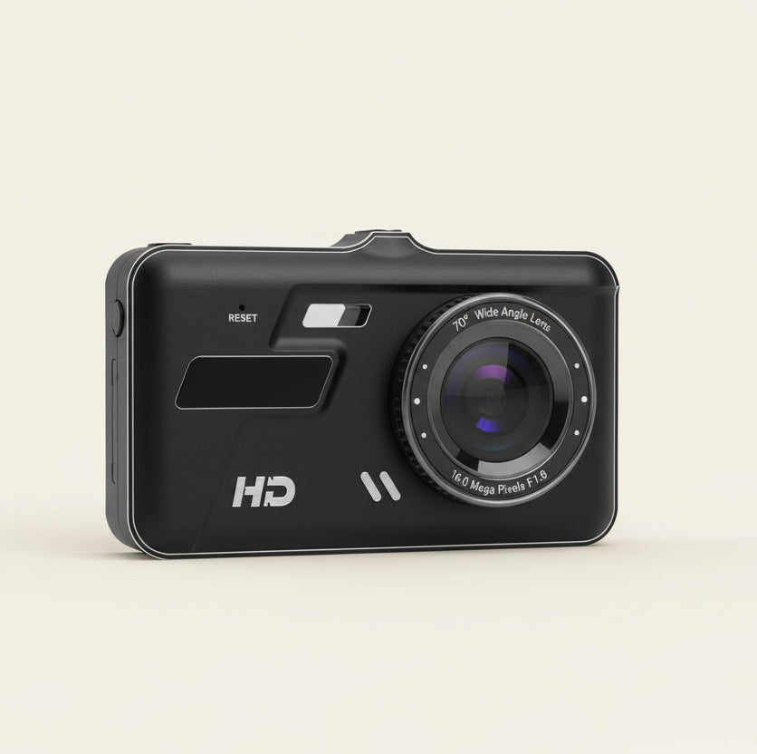 1080P Front and Rear Dash Camera for Vehicles - Dual Lens Car DVR with Night Vision & Loop Recording