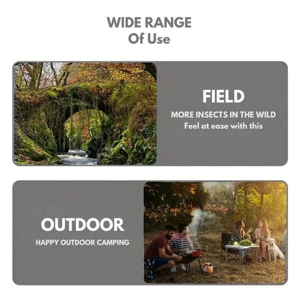 Ultrasonic Mosquito Repellent Wristband with Clip-On Design - Wearable Insect Deterrent for Outdoor Protection