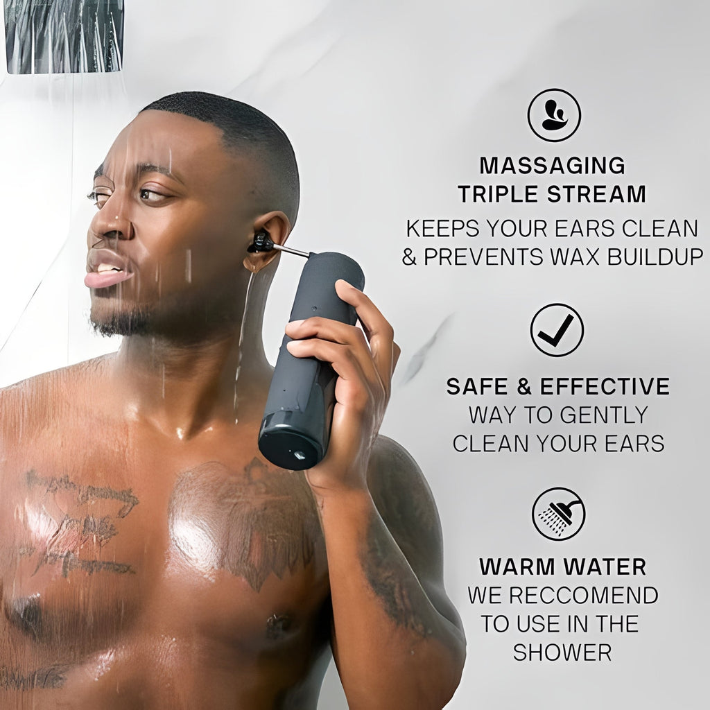 USB Rechargeable Water-Based Ear Rinsing Device for Safe and Effective Ear Cleaning