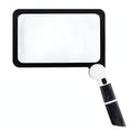 Collapsible LED Magnifying Glass with Illuminated Optical Enhancer - Foldable & Portable for Enhanced Viewing