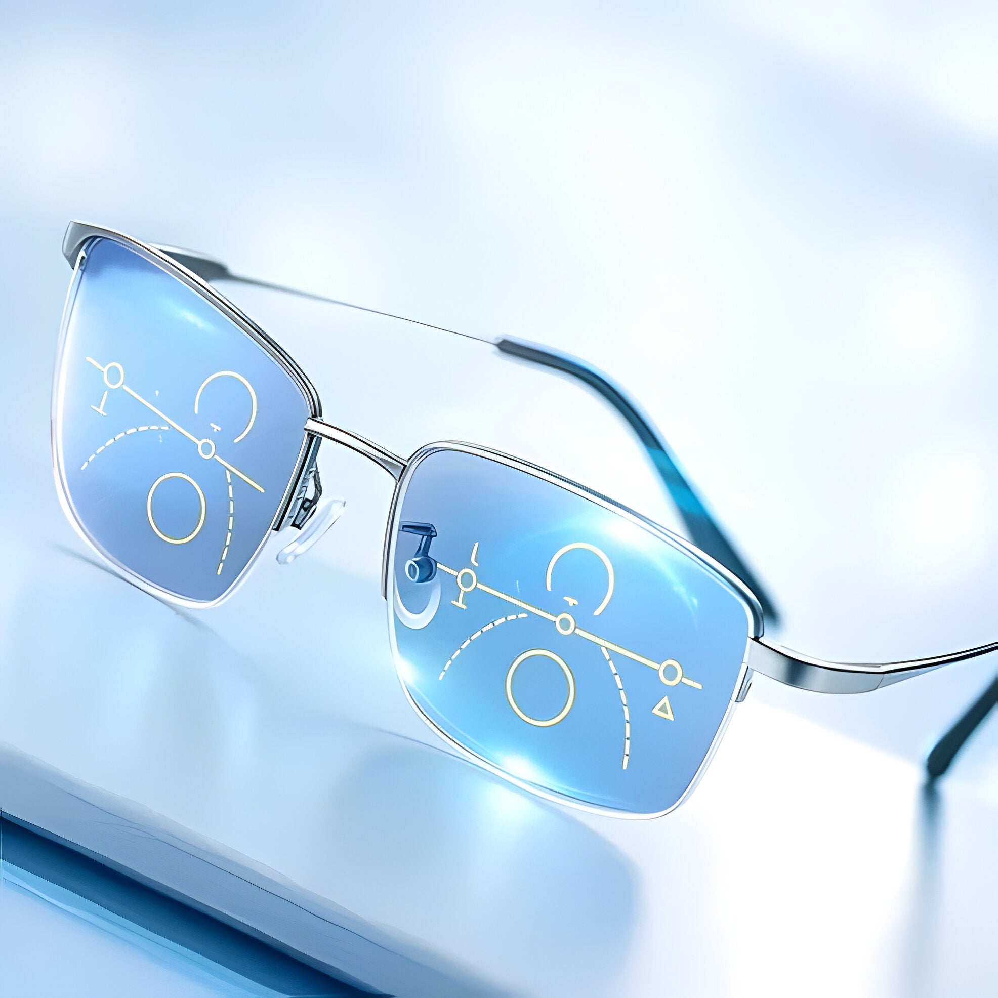 Light Adaptive Progressive Glasses - Transition Lenses for Clear Vision in Any Lighting
