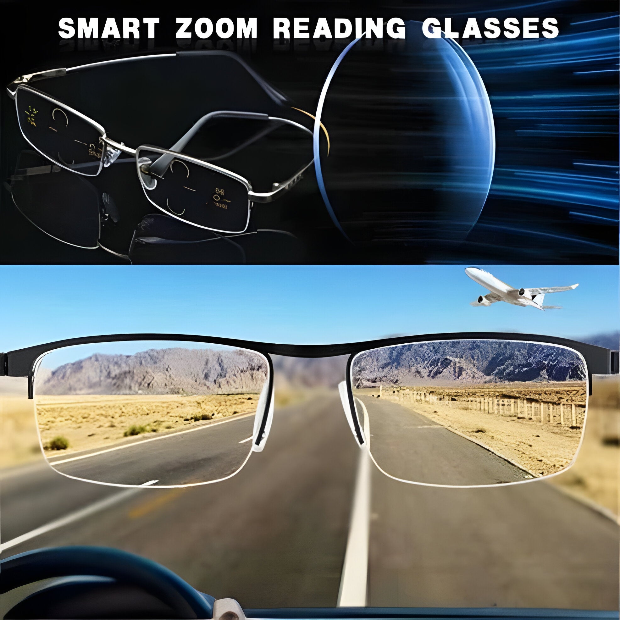Light Adaptive Progressive Glasses - Transition Lenses for Clear Vision in Any Lighting