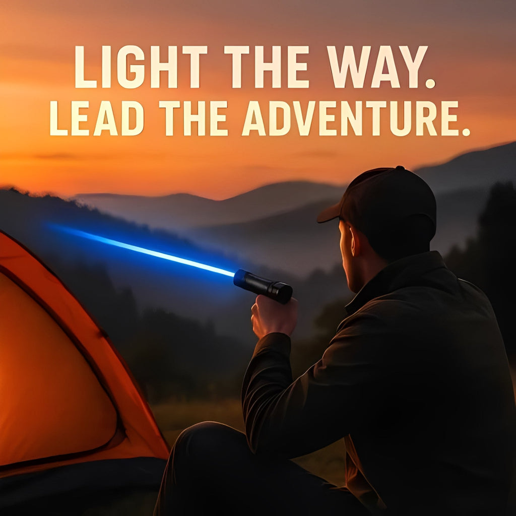 Rechargeable Adjustable Focus Beam Torch - Versatile LED Flashlight with Customizable Brightness
