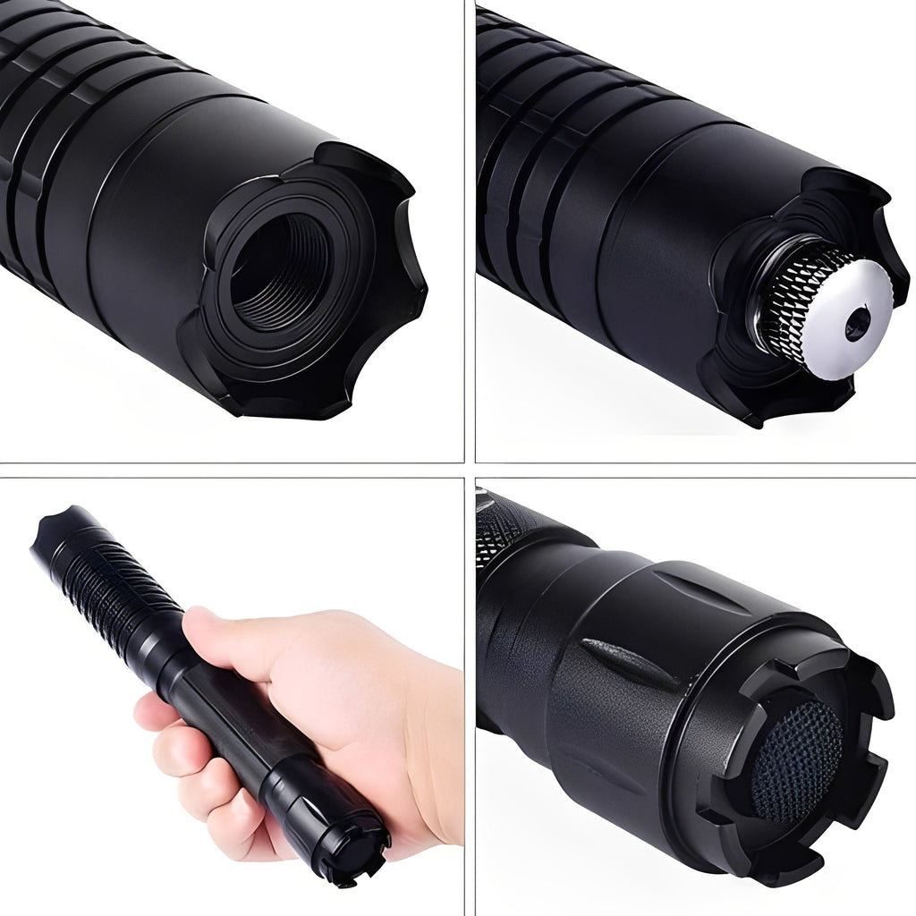 Rechargeable Adjustable Focus Beam Torch - Versatile LED Flashlight with Customizable Brightness