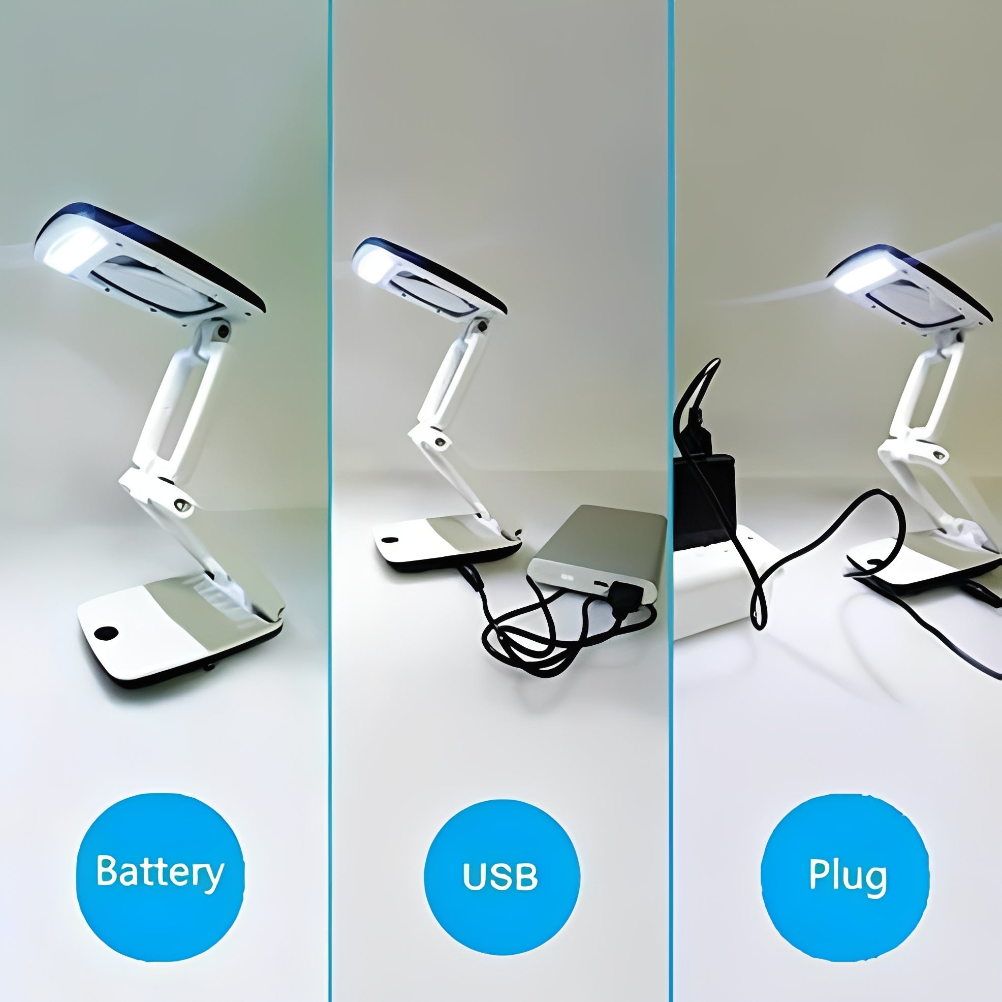 Adjustable LED Floor Magnifier with Extra-Large Viewing Lens - Perfect for Reading, Hobbies, and Crafts