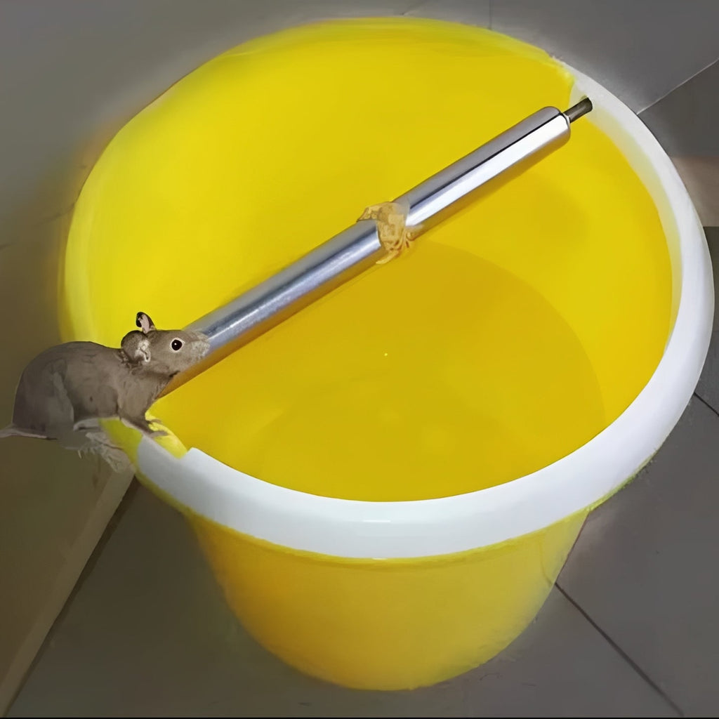 Stainless Steel Roller Mouse Trap Attachment for Bucket - Durable & Effective Rodent Control Solution