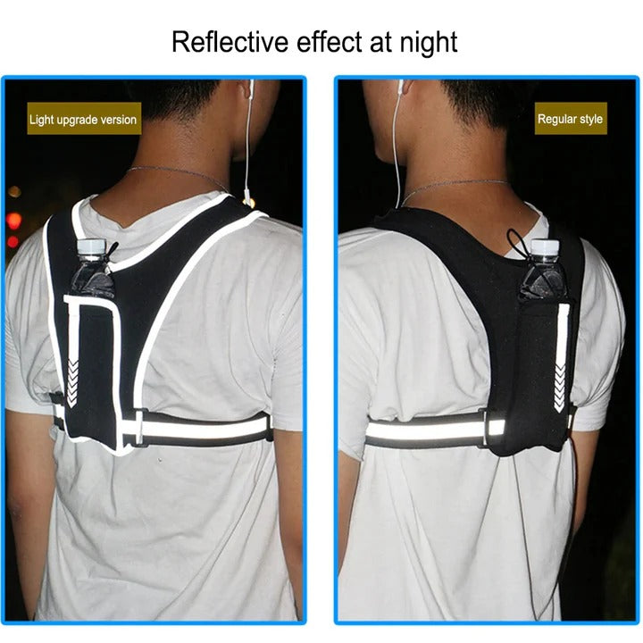 Adjustable Running Chest Bag - Lightweight & Comfortable Sports Gear for Hands-Free Convenience