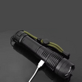 Rechargeable LED Flashlight with Adjustable Beam - High Lumens, Waterproof, Compact Design for Outdoor & Emergency Use