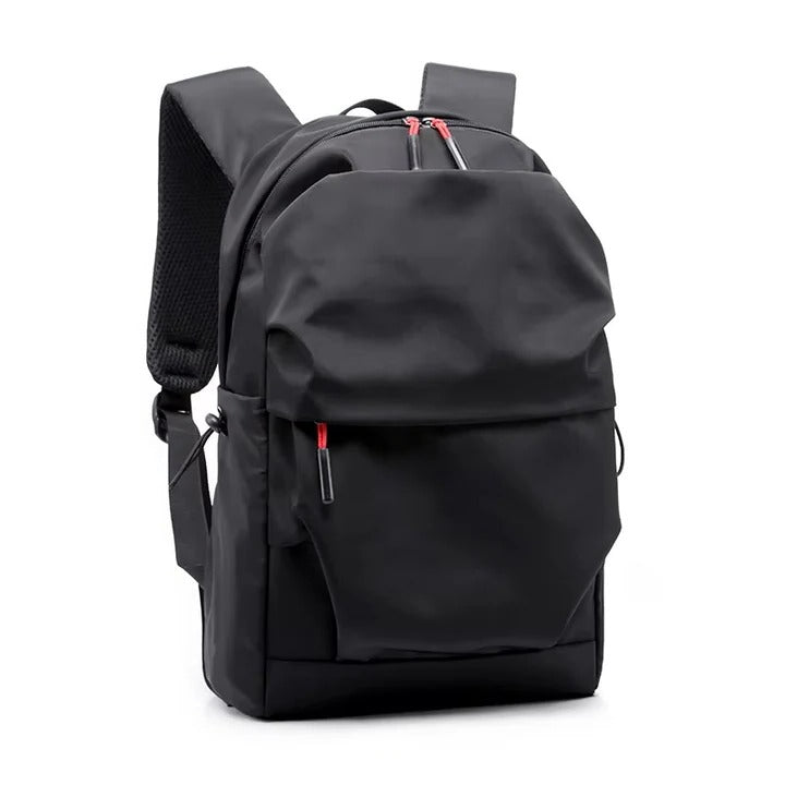 Versatile Black Backpack with Multiple Storage Pockets - Ideal for Travel, School, and Outdoor Adventures