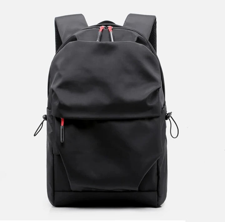 Versatile Black Backpack with Multiple Storage Pockets - Ideal for Travel, School, and Outdoor Adventures