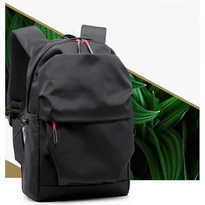 Versatile Black Backpack with Multiple Storage Pockets - Ideal for Travel, School, and Outdoor Adventures
