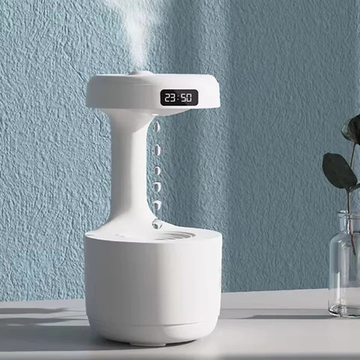 USB-Powered Mist Maker with LED Display - Ultrasonic Humidifier for Home & Office