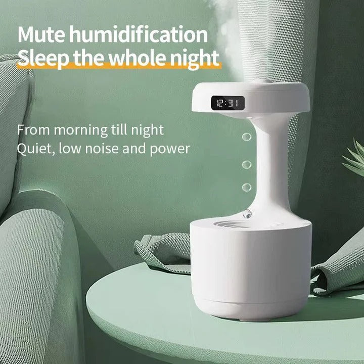 USB-Powered Mist Maker with LED Display - Ultrasonic Humidifier for Home & Office