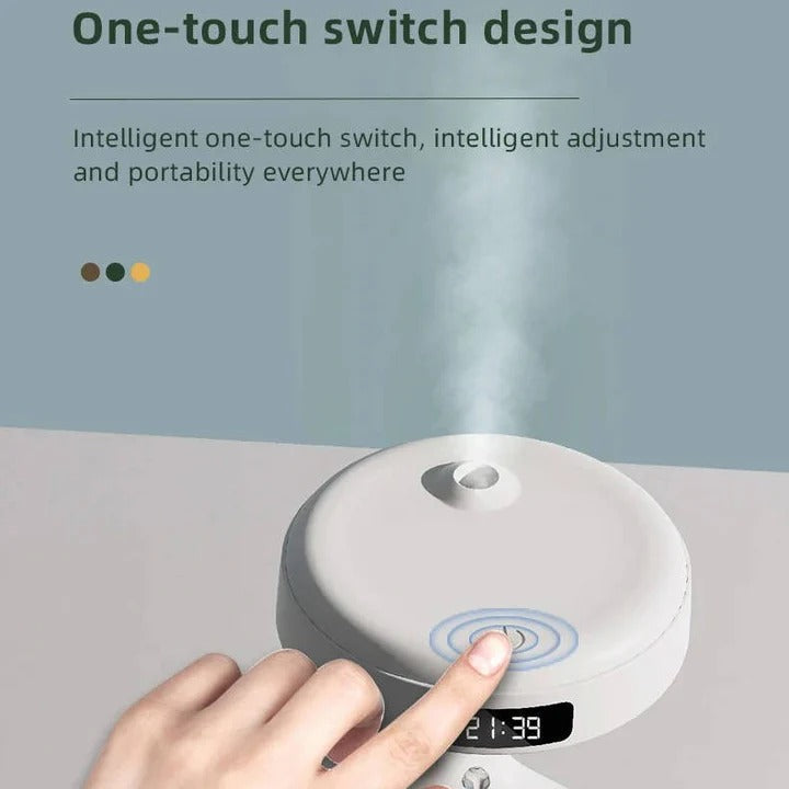USB-Powered Mist Maker with LED Display - Ultrasonic Humidifier for Home & Office