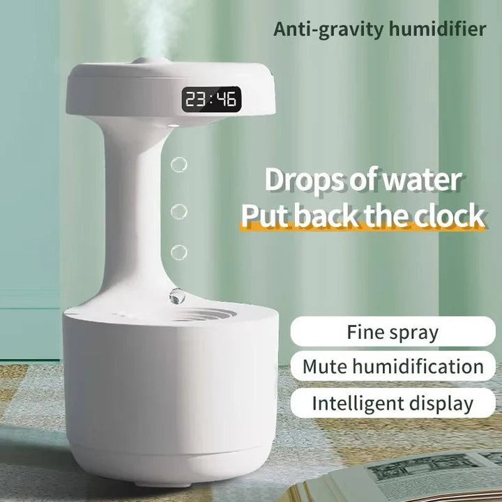 USB-Powered Mist Maker with LED Display - Ultrasonic Humidifier for Home & Office