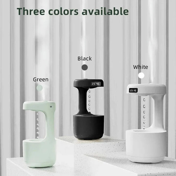 USB-Powered Mist Maker with LED Display - Ultrasonic Humidifier for Home & Office