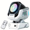 LED Bubble Blower with Rotating Base - Colorful Light-Up Bubble Machine for Kids