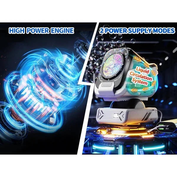 LED Bubble Blower with Rotating Base - Colorful Light-Up Bubble Machine for Kids