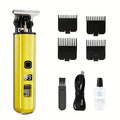 Rechargeable Hair Trimmer with Detachable Blade & LED Indicator - Cordless Precision Grooming Tool