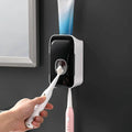 Wall-Mounted Toothpaste Dispenser with Easy Adhesive Installation - No Drilling Required, Space-Saving Bathroom Organizer