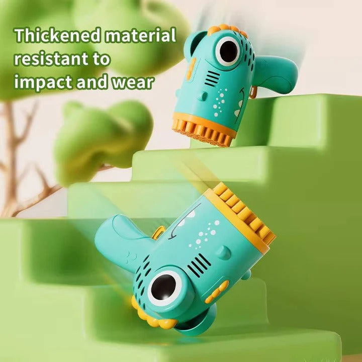 Battery-Powered Dinosaur Bubble Blowing Toy for Kids - Fun Outdoor Activity & Party Favor
