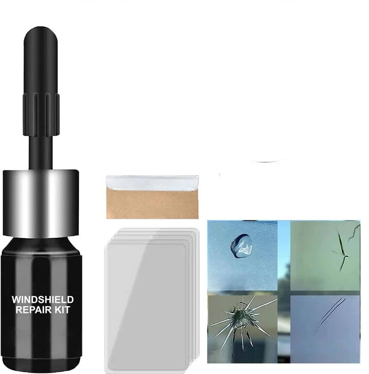 Premium Windshield Repair Kit for Chips & Surface Cracks - Easy DIY Solution for Clear, Durable Repairs