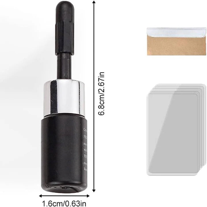 Premium Windshield Repair Kit for Chips & Surface Cracks - Easy DIY Solution for Clear, Durable Repairs