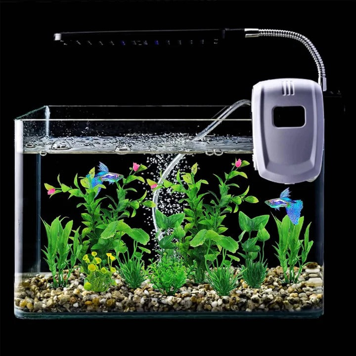 10-Piece Decorative Artificial Plants Set for Fish Tanks - Lifelike Aquarium Decorations