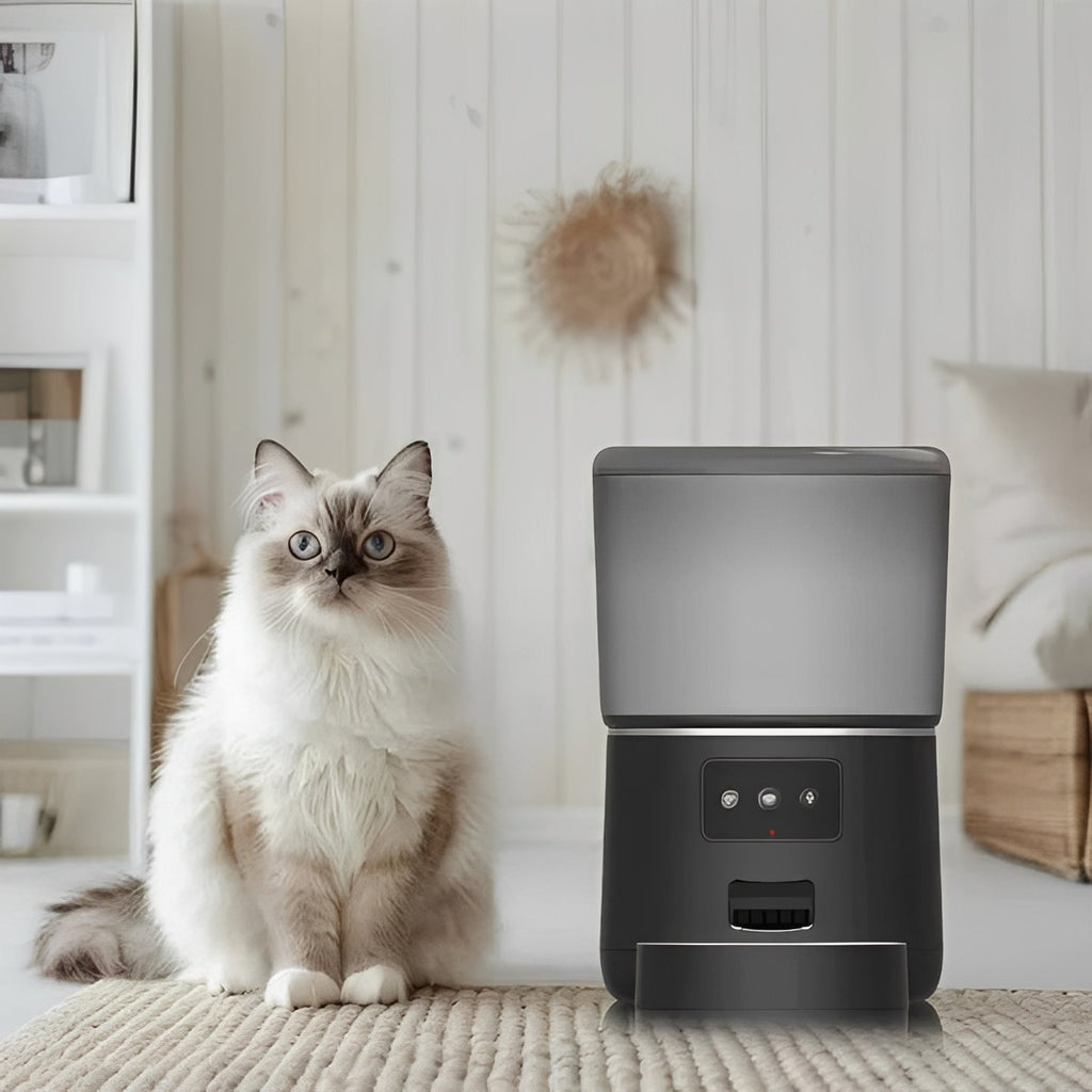 Smart Automatic Pet Feeder & Meal Dispenser - Programmable, Wi-Fi Enabled, Portion Control for Dogs & Cats