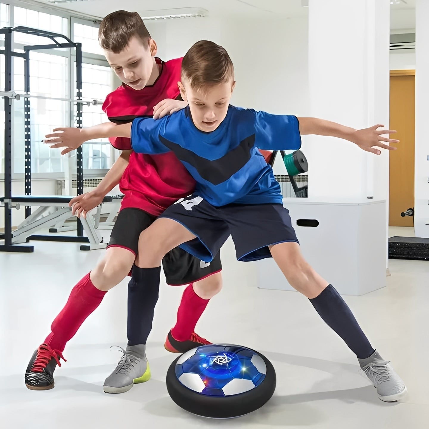 LED Air Hover Soccer Ball - Indoor Play with Colorful Lights | Fun & Safe for Kids