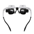 LED Magnifying Glasses with Interchangeable Lenses - Adjustable Magnification for Precision Viewing