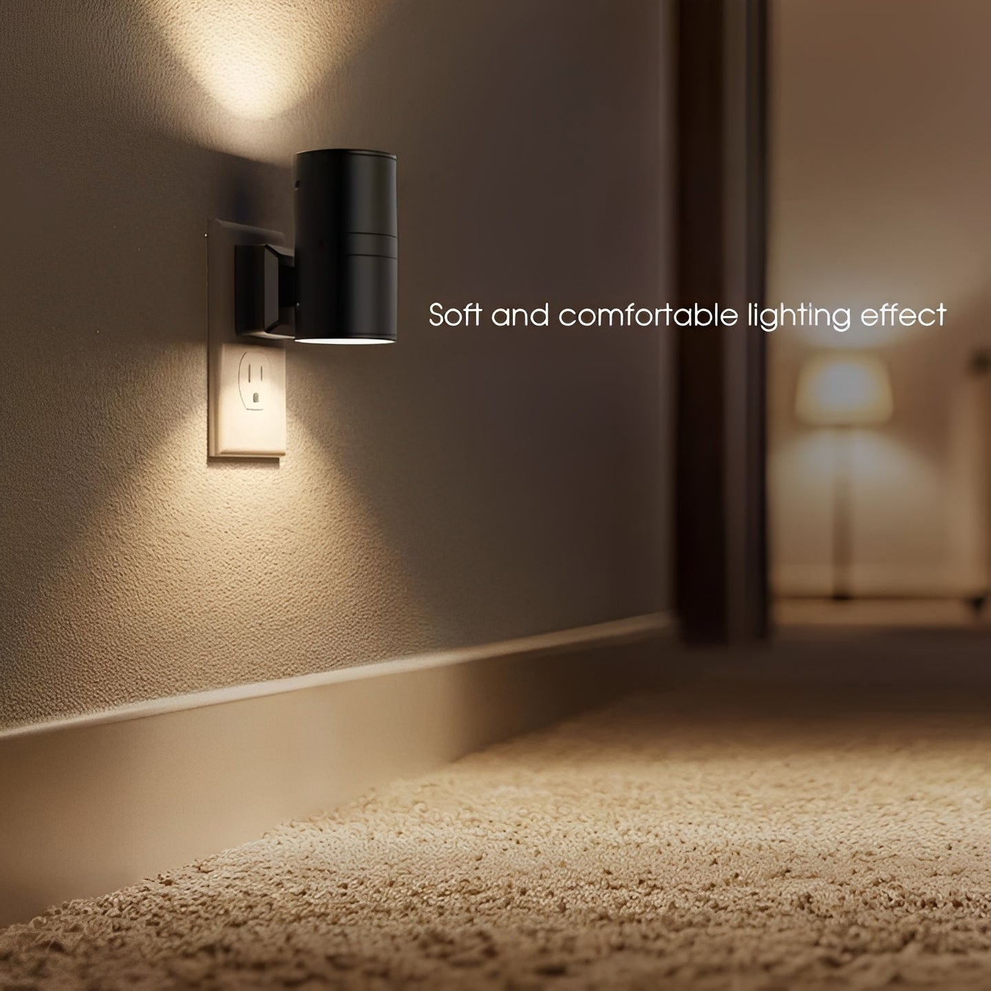 Smart Plug-In LED Night Light with Light Sensor - Energy Efficient & Auto-On/Off for Home Safety